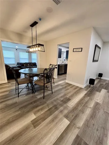 Breakfast Nook/Dinette View from Living Room