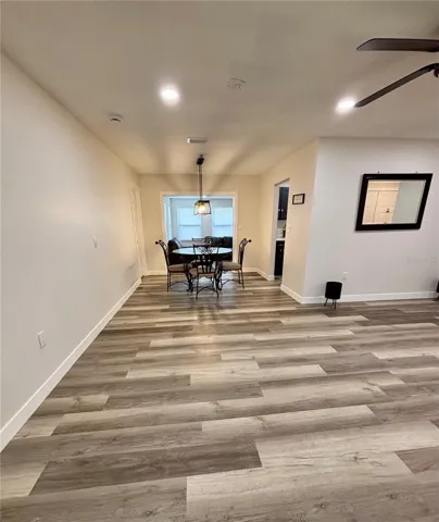 Breakfast nook view, from living room