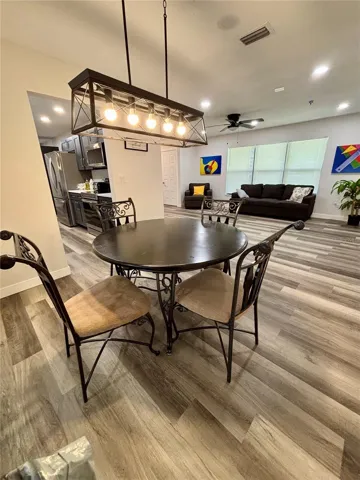 Breakfast Nook/Dinette View from Family Room