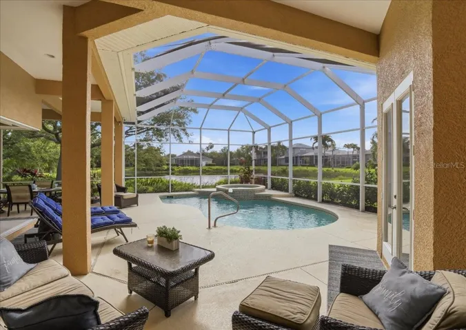 Covered Lanai Space outside of Formal Living Room