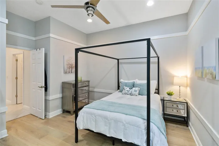 Bedroom #2 with Hardwood Floors