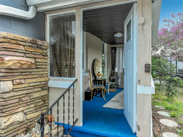 Entrance to front Porch