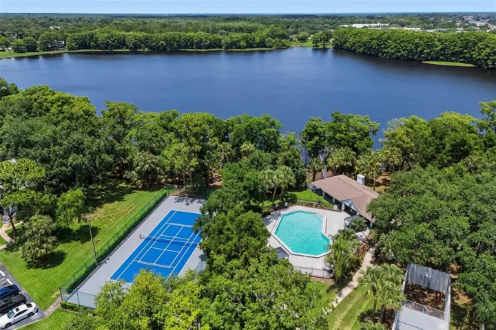 Community pool and tennis courts