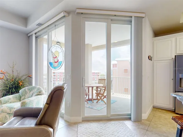 Kitchen with front balcony