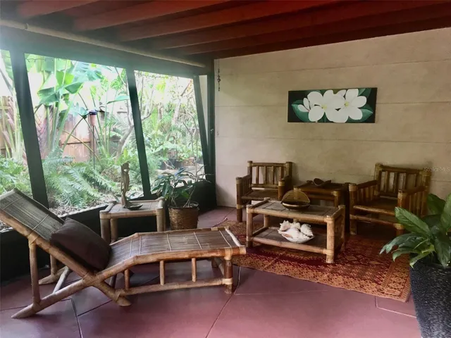 Covered Screened Rear Patio