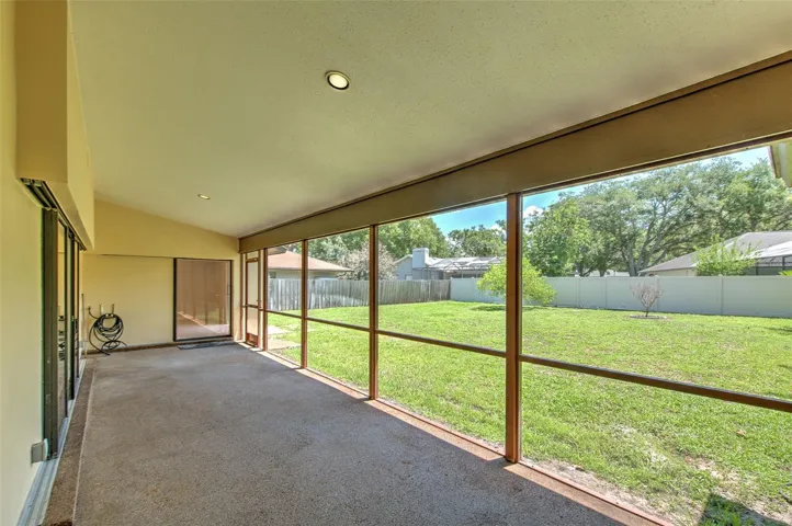 Covered Screened Patio with HUGE backyard with Starfruit & Avocado Tree