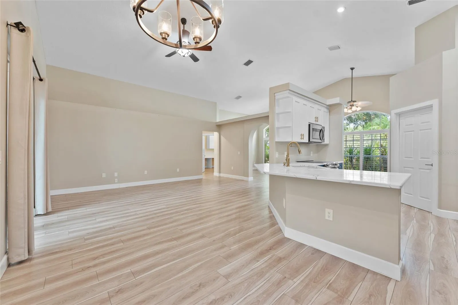 dining and living area