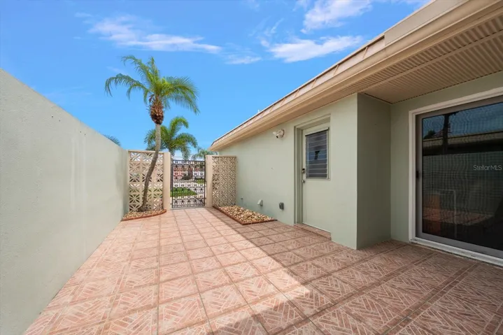Spacious private patio perfect for outdoor relaxation and entertaining.