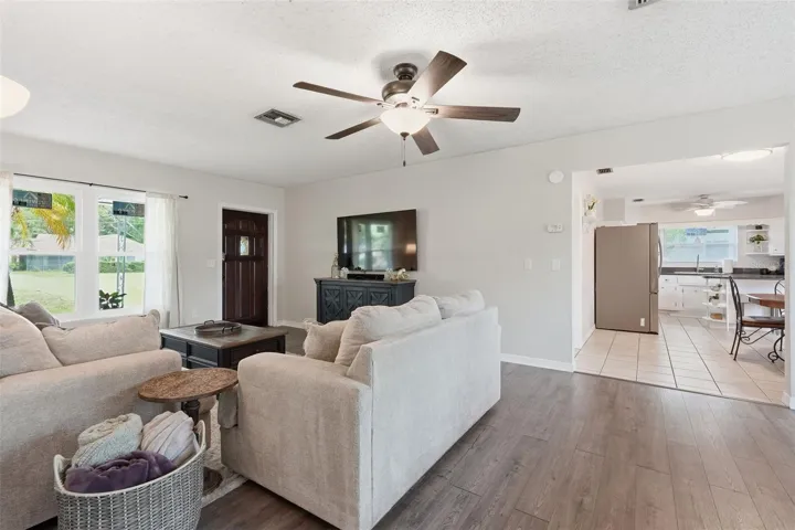 Updated luxury vinyl flooring
