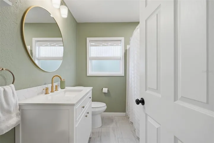Updated bathroom