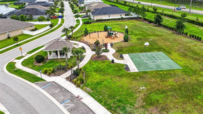 Talamore playground and basketball court