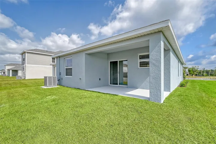 Private backyard space with room to relax, entertain, or enjoy Florida's year-round sunshine.