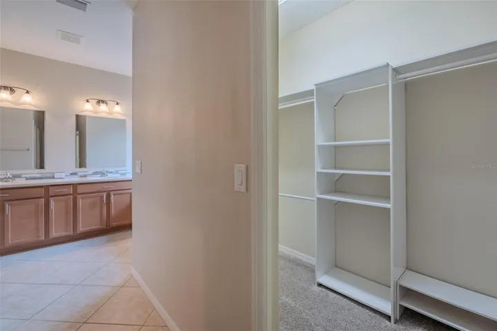 Master closet
