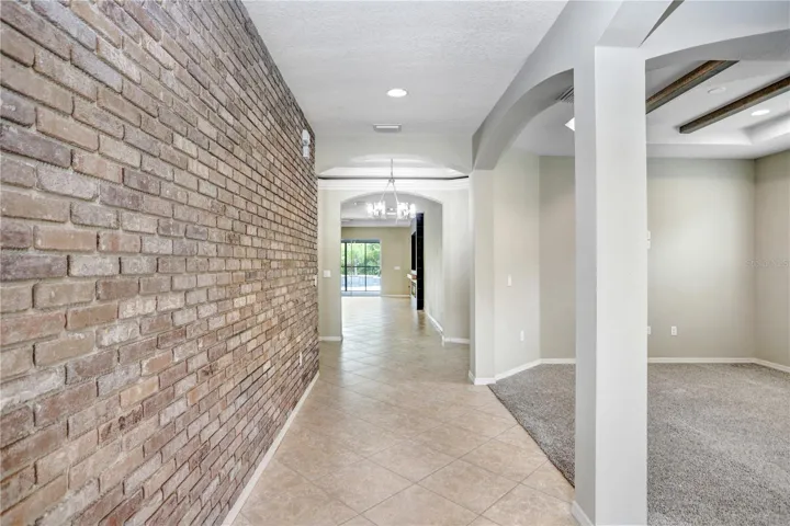Entry way view upon entering the home