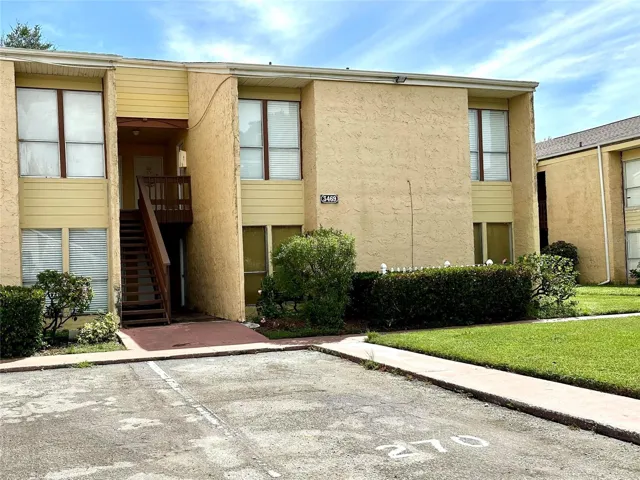 Front of the building.