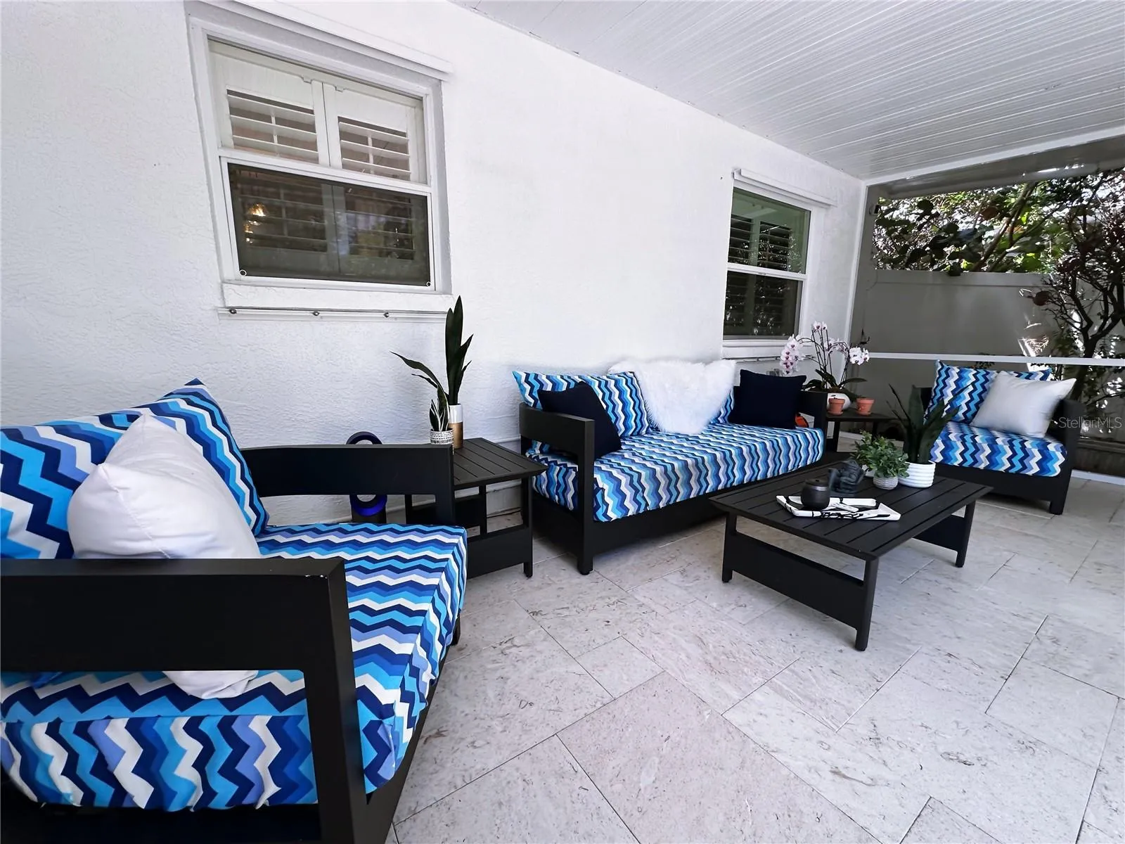 Screened-in patio