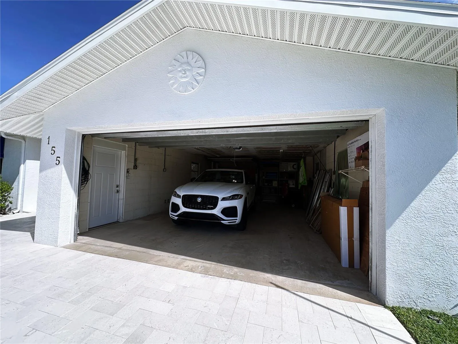 Two car garage
