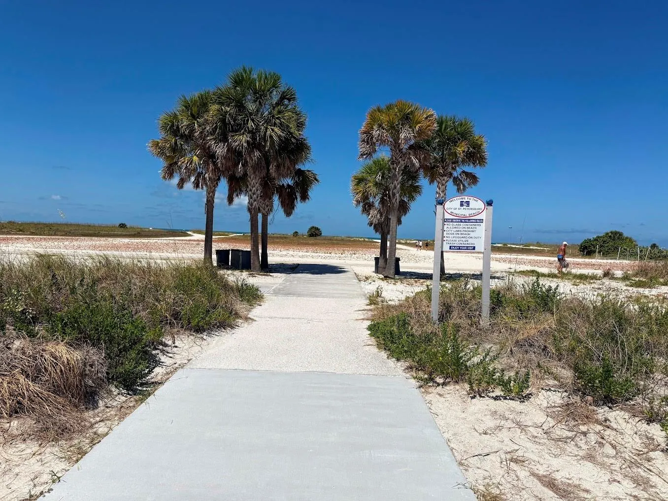 Beach access is just 2 blocks from the home.