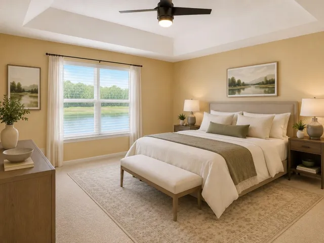 Primary Bedroom Virtually Staged