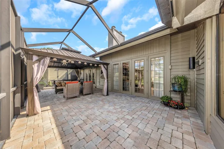 Extended paved lanai
