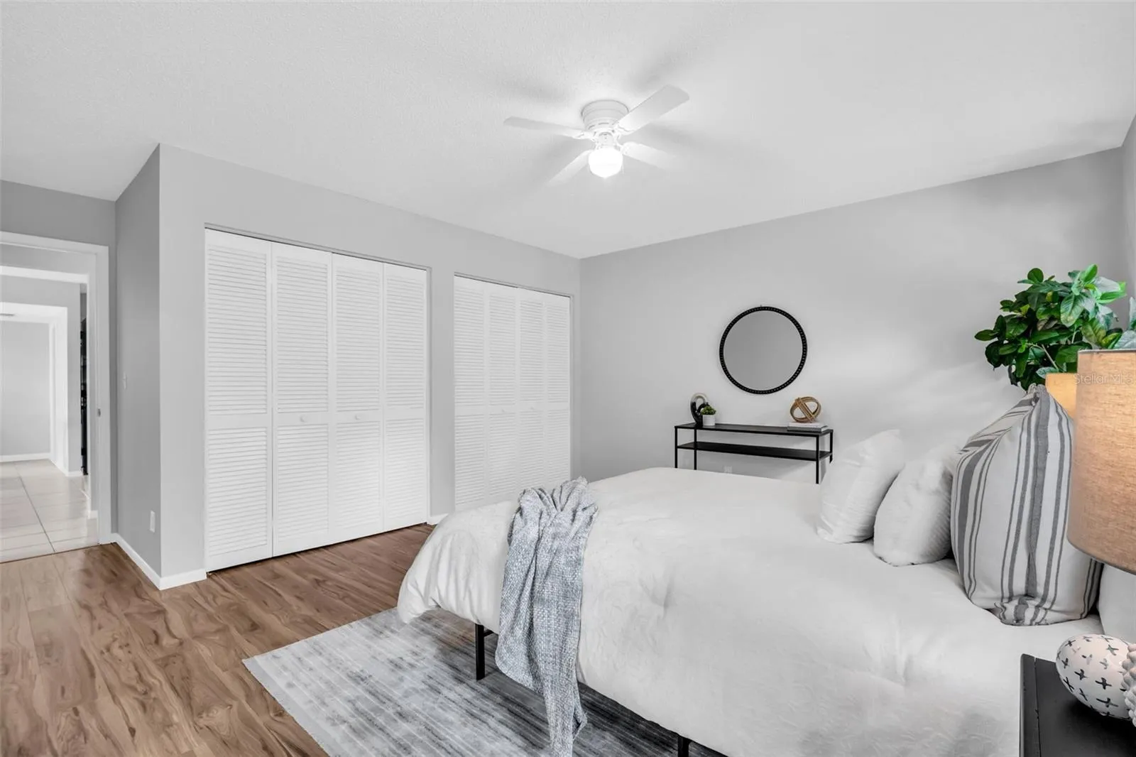 Not just one, but TWO oversized closets~