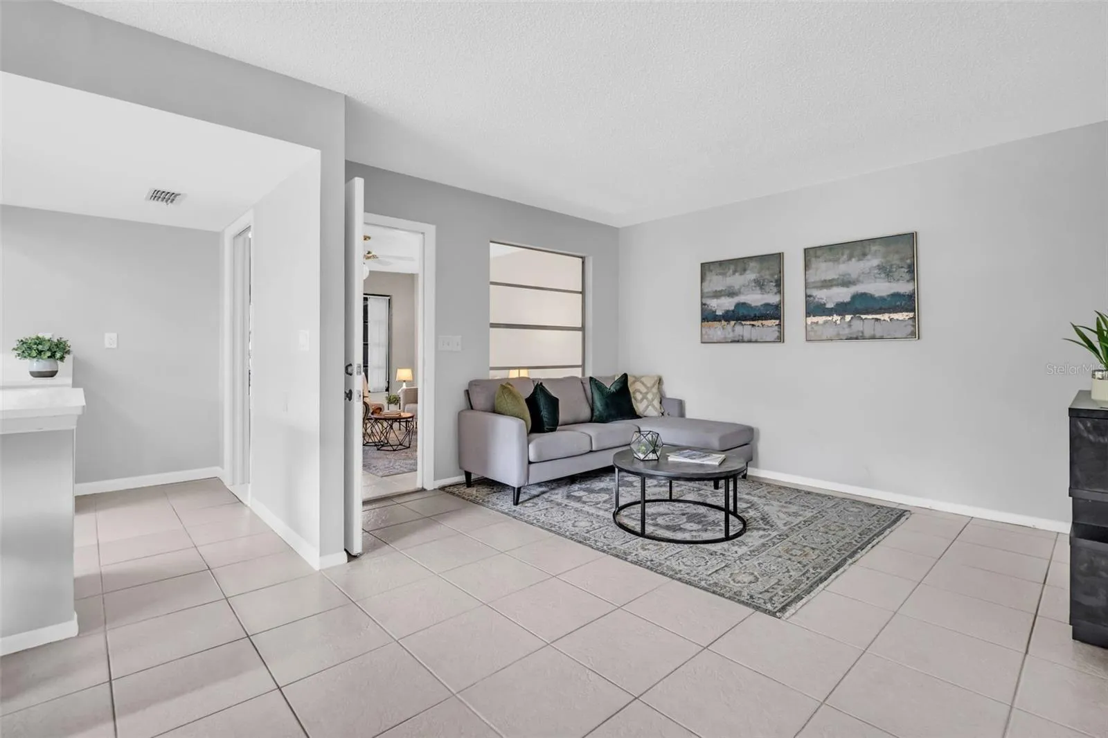 Freshly painted interior with neutral colors~