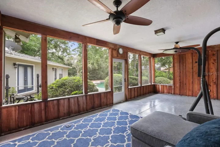 Patio with view of In Law Suite