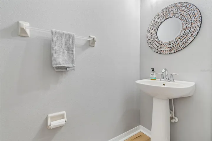 Downstairs half bathroom