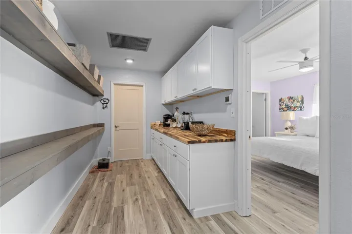 Pantry area, just look at all that space!