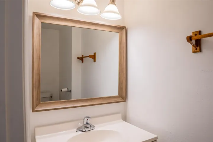 first floor half bath