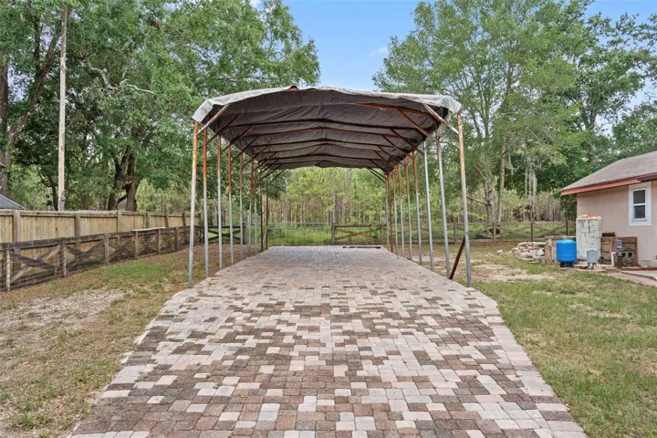 PAVERED RV PORT