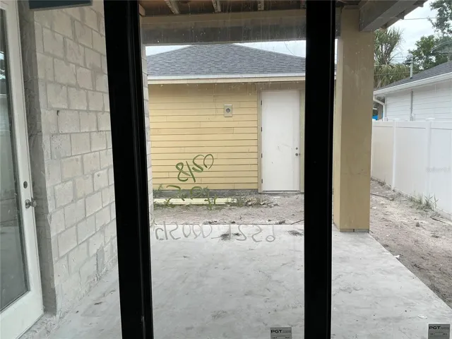 First Floor rear patio