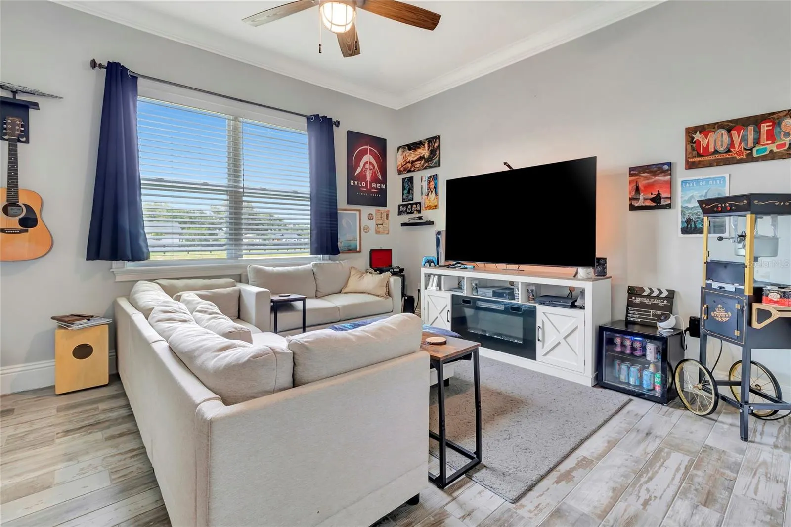 Bedroom Two used as a game room