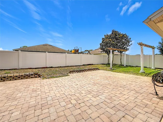 large paver patio