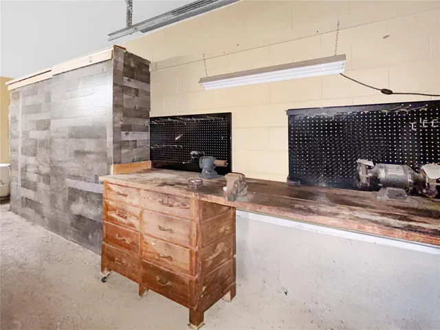 Work bench & Storage in Garage