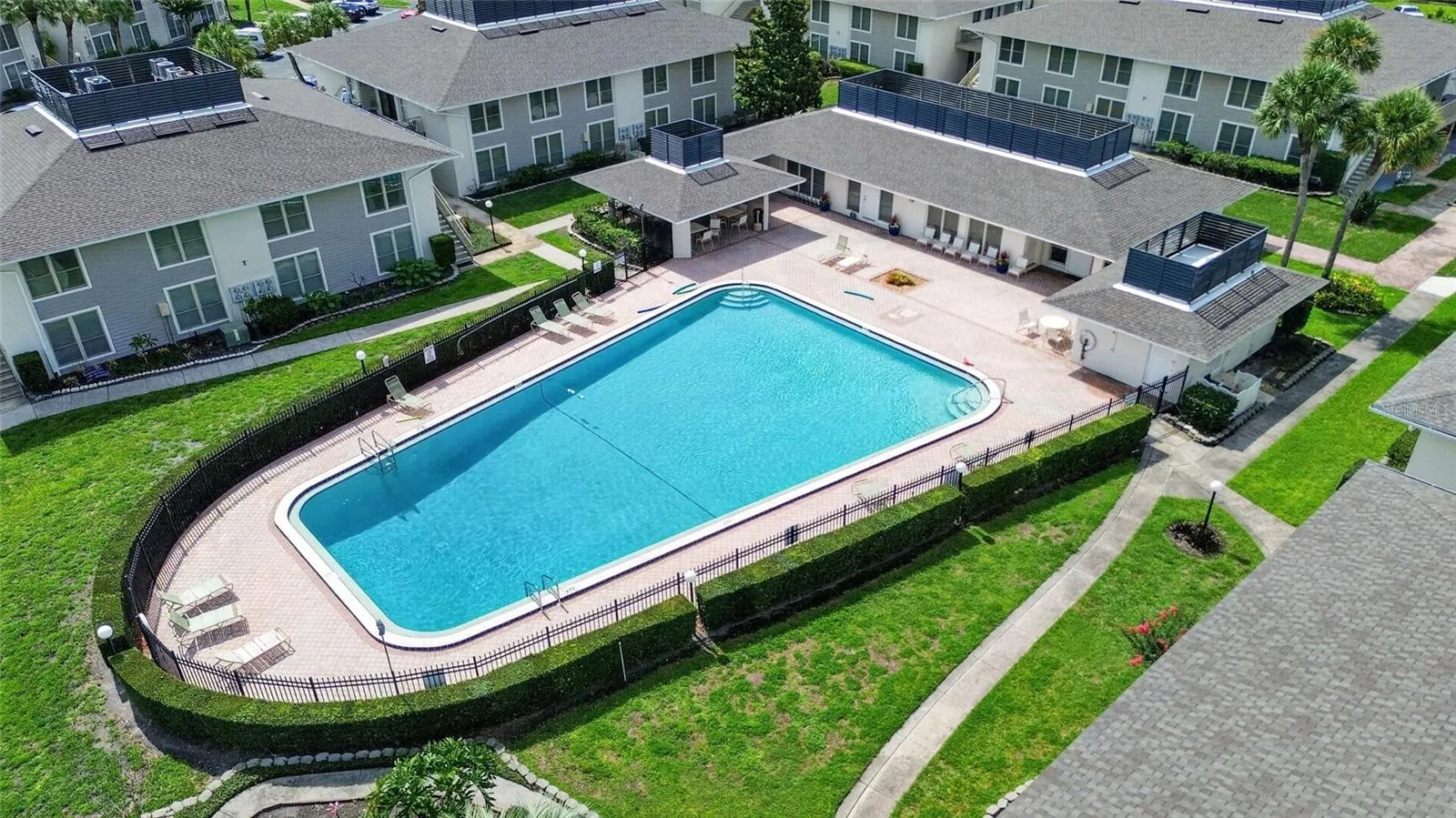 community pool and clubhouse