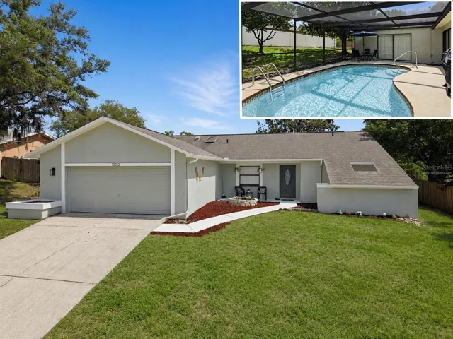 Virtually staged with pool resurfaced.