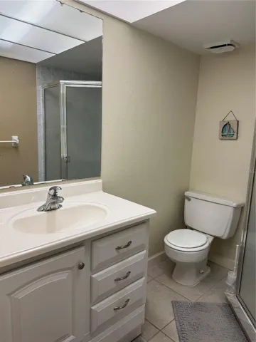 Primary Bathroom with shower