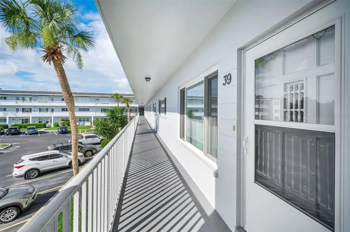 Front door and walkway