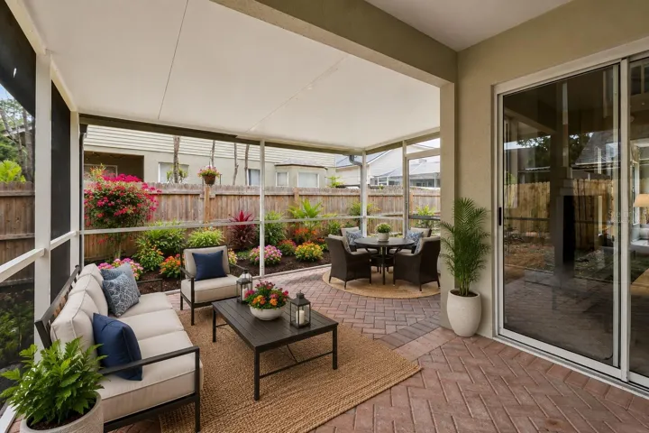 Virtually Staged - Covered/Screened-In Patio