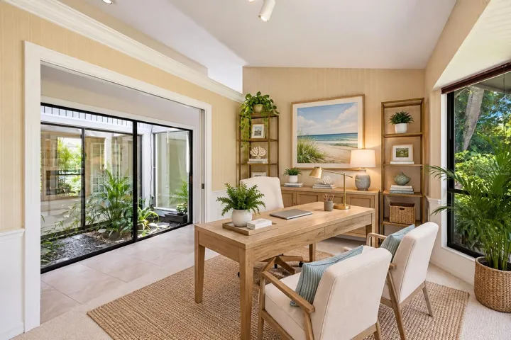 Virtually staged photo. Multi purpose room.