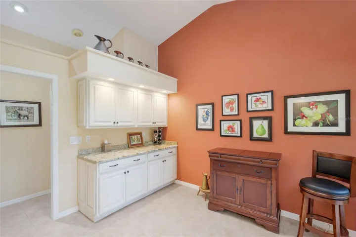 Additional cabinetry in the kitchen.