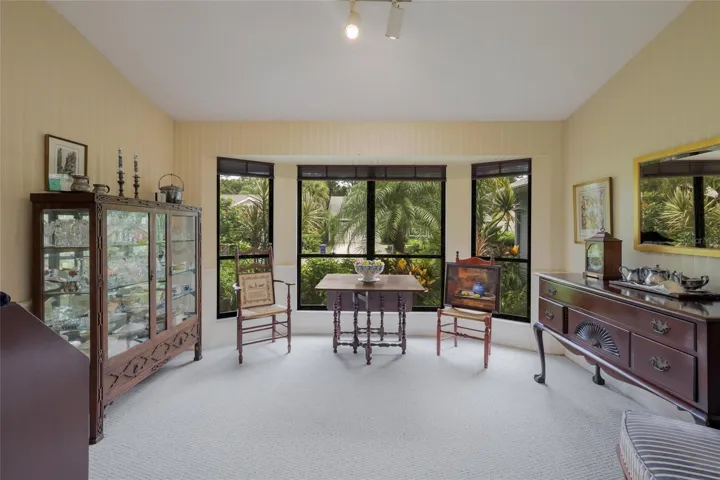 Dining room, office/den.
