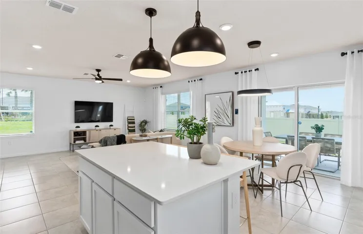 Model Home Design Only. Pictures and furnishings are for illustrative purposes only. Elevations, colors and options may vary. Furniture is for model home staging only