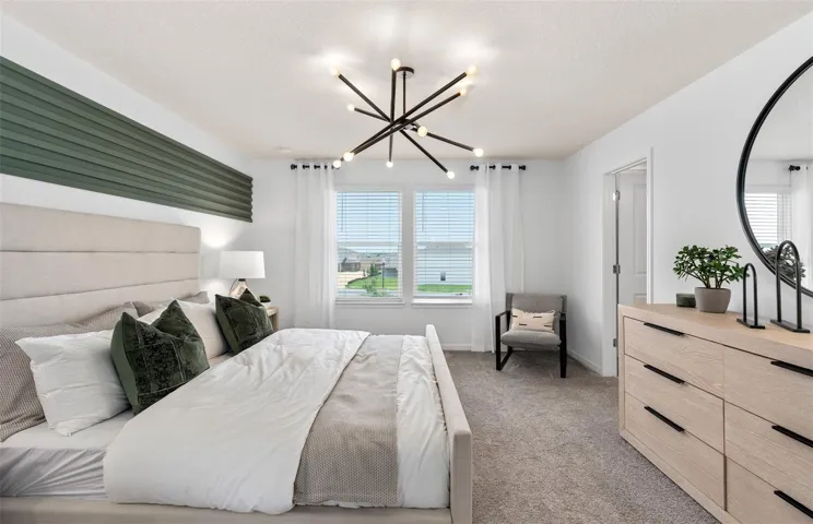 Model Home Design Only. Pictures and furnishings are for illustrative purposes only. Elevations, colors and options may vary. Furniture is for model home staging only