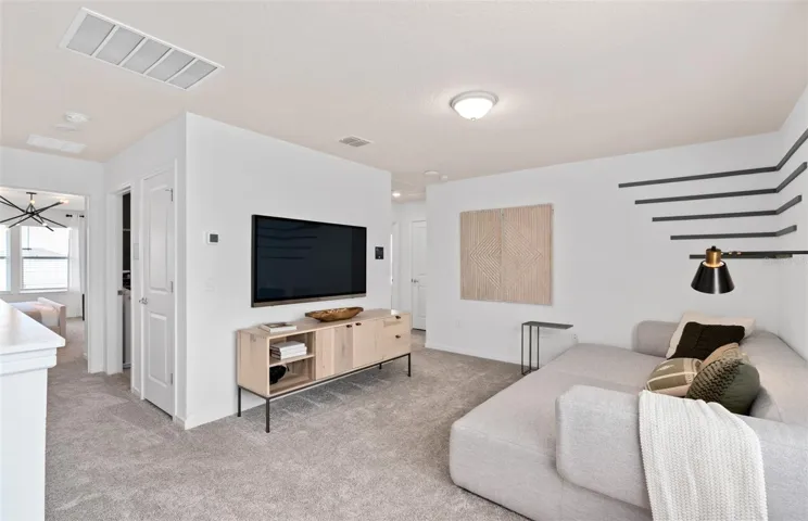 Model Home Design Only. Pictures and furnishings are for illustrative purposes only. Elevations, colors and options may vary. Furniture is for model home staging only