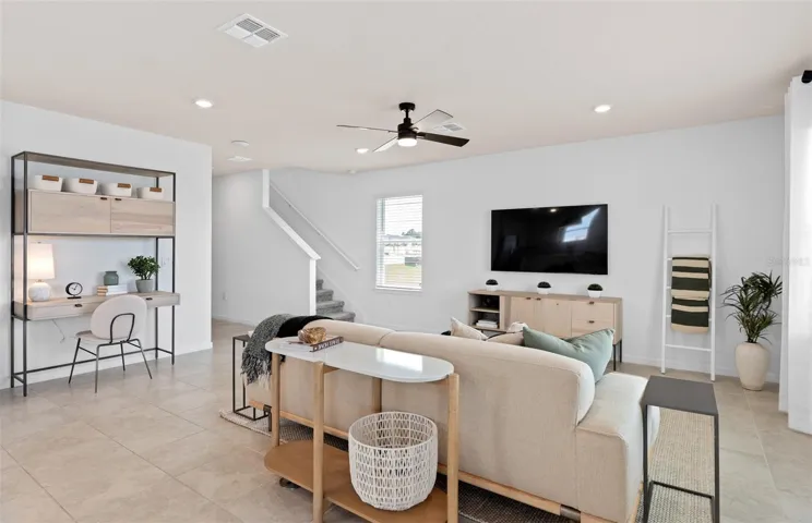Model Home Design Only. Pictures and furnishings are for illustrative purposes only. Elevations, colors and options may vary. Furniture is for model home staging only