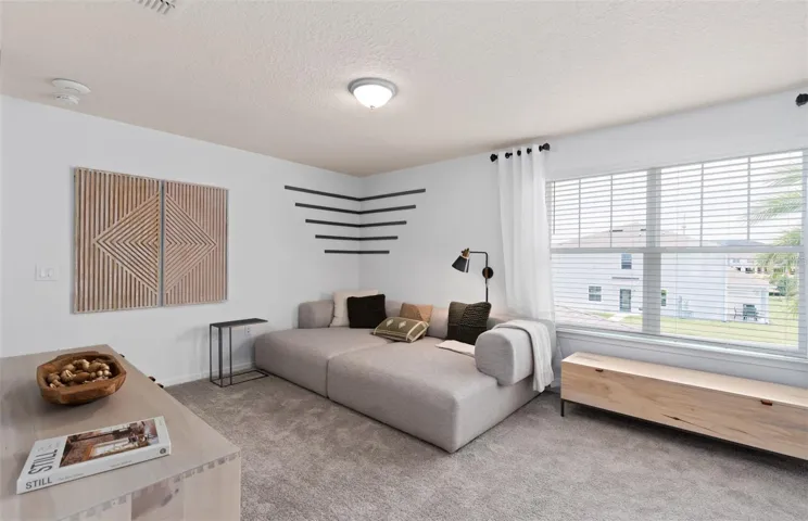 Model Home Design Only. Pictures and furnishings are for illustrative purposes only. Elevations, colors and options may vary. Furniture is for model home staging only