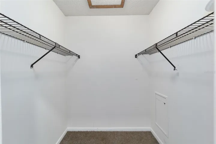 Primary walk in closet