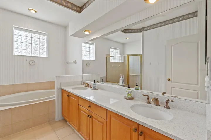 Primary Bathroom dual sinks